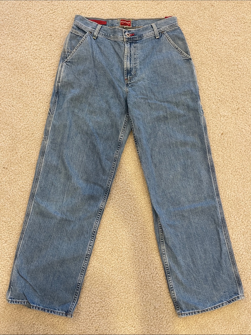Vintage Tommy Hilfiger Red Label Carpenter Fit Jeans
Size 29 x 30
